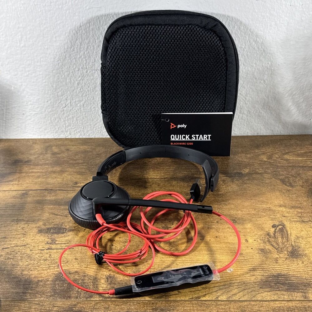 Poly Blackwire C5210 Series USB Monoaural Headset - New W/O Box